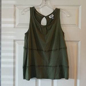 Olive green top